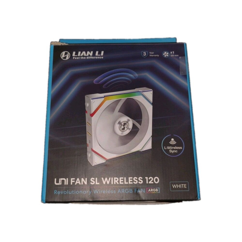 Lian Li UNI FAN SL Wireless 120 Single Pack White 12SL1W1W